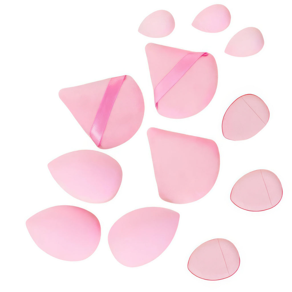 1 Set of Beauty Egg Suit Pink, Dry and Wet Multi-function, Suitable for Liquid Foundation, Set Makeup, Powder