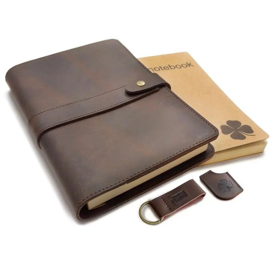 Refillable Genuine Leather Journal for Women amp Men 5x8 Notebook for Work, 200200 LayFlat Pages Lined amp Blank A5 Brown Vintag