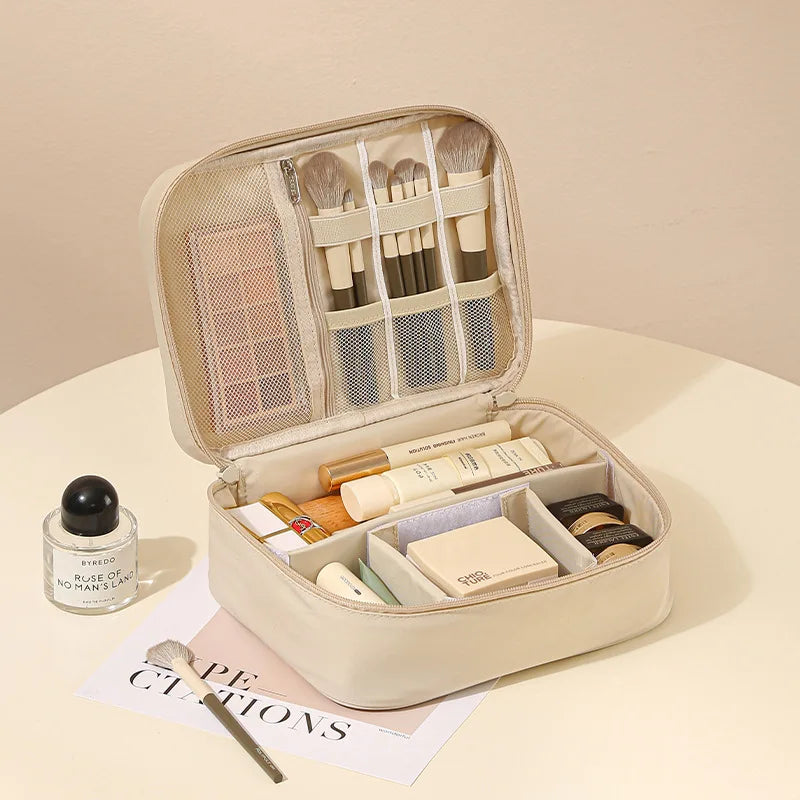 Thickened Oxford Cloth Material, Single or Double-Layer, Unisex, Fashionable Toiletry and Makeup Bag, Suitable for Travel, Vacation, Business Trips, Daily Outings, Convenient and Multifunctional Toiletry and Makeup Bag, Store