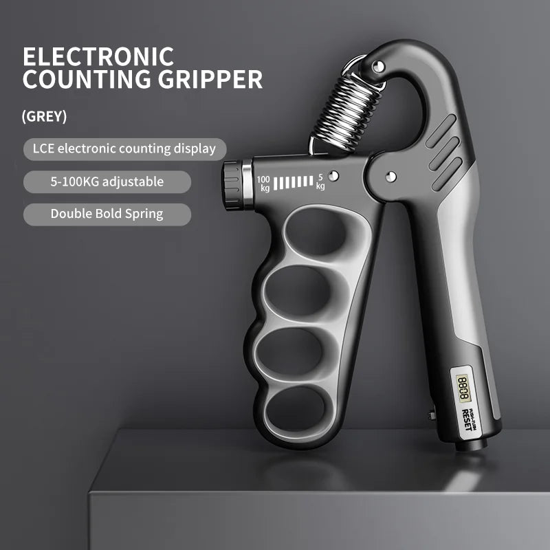 Grip Strengthener Gym Training Hand Exerciser Adjustable 5-100KG Fitness Unisex Finger Rehabilitation Training Hand Grip pesas