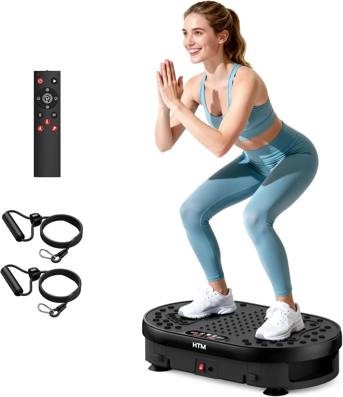 Vibration Plate 120 Speed Levels Whole Body Fat Shaker 120 Levels 9 Modes Portable Exercise Machine Muscle Toning Weight Loss