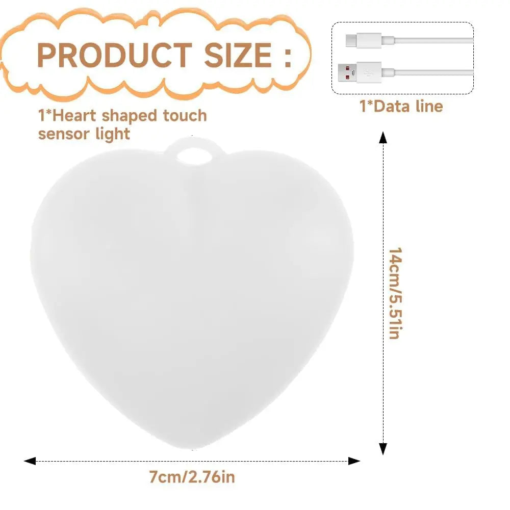 1/2PCS Purse Heart LED Light Handbag Lamp Automatic Motion Activated Purse Heart Shaped Night Light for Women Bah Purse Charm