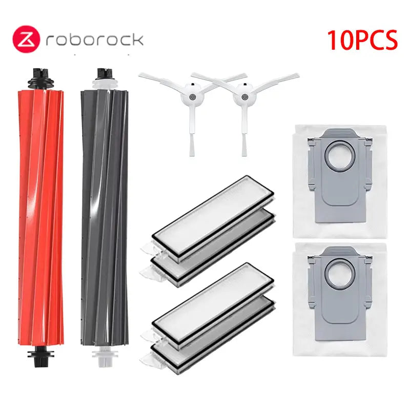 Roborock S8 MaxV Ultra Accessories Robot Vacuum Cleaner Main Side Brush Hepa Filter Mop Dust Bags Spare Parts