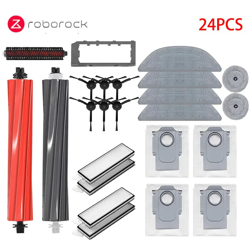 Roborock S8 MaxV Ultra Accessories Robot Vacuum Cleaner Main Side Brush Hepa Filter Mop Dust Bags Spare Parts