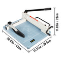 VEVOR 12/17 Inch Manual Paper Cutter Guillotine Trimmer Heavy Duty 300-500 Sheets Shredder for Factory School Office Accessories