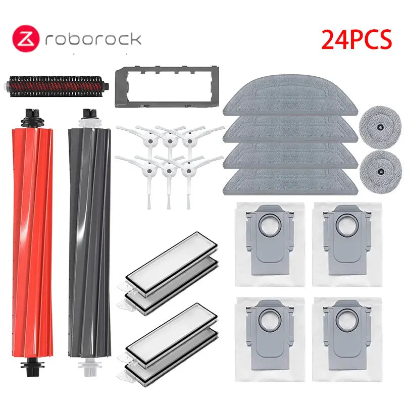 Roborock S8 MaxV Ultra Accessories Robot Vacuum Cleaner Main Side Brush Hepa Filter Mop Dust Bags Spare Parts