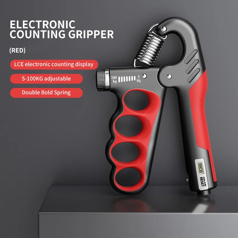 Grip Strengthener Gym Training Hand Exerciser Adjustable 5-100KG Fitness Unisex Finger Rehabilitation Training Hand Grip pesas