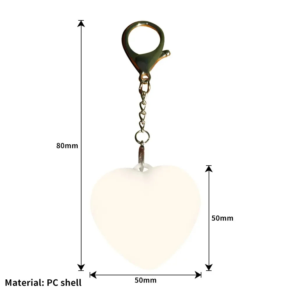 1pcs Purse Heart LED Light Handbag Lamp Automatic Motion Activated Purse Heart Shaped Light for Women Bah Purse Charm