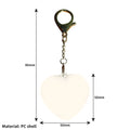 1pcs Purse Heart LED Light Handbag Lamp Automatic Motion Activated Purse Heart Shaped Light for Women Bah Purse Charm