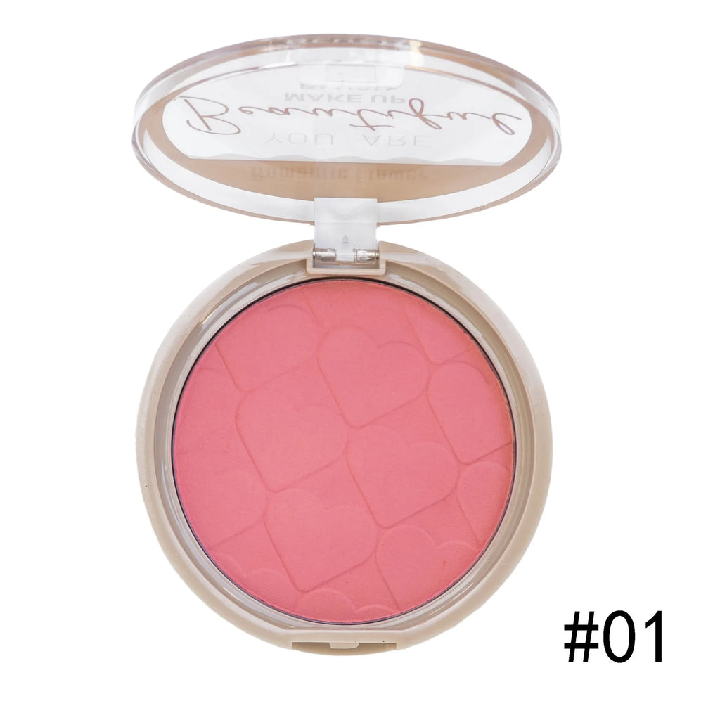 4-Color 3D relief mist Color blush natural tender delicate hold makeup low saturation female blush cream