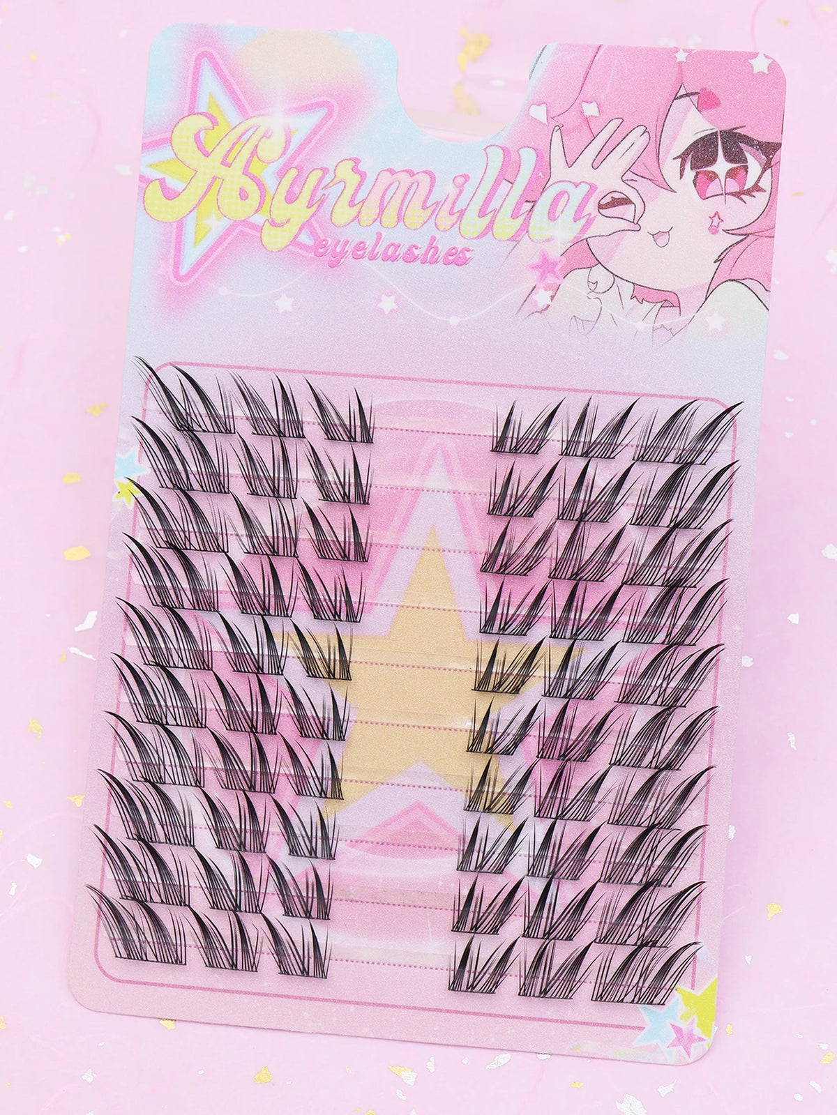 80 cluster Brown Fox Eye Tail False Eyelash wedding party and dates eyelashes  for daily makeup