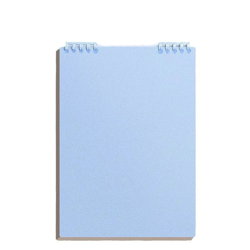 Refillable Spiral Notebook - Top-Flip Binding, Detachable Pages, A5 Lined Journal for Students