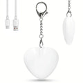 1/2PCS Purse Heart LED Light Handbag Lamp Automatic Motion Activated Purse Heart Shaped Night Light for Women Bah Purse Charm