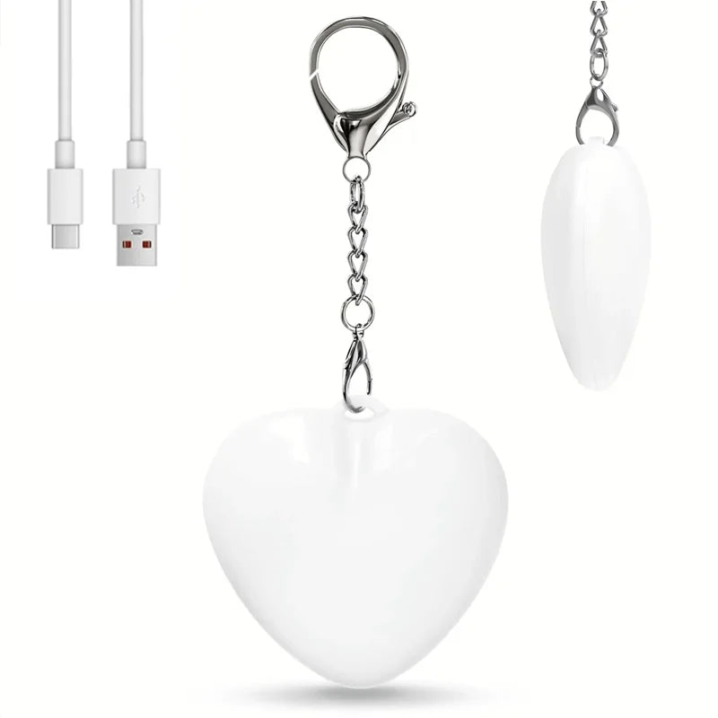 1/2PCS Purse Heart LED Light Handbag Lamp Automatic Motion Activated Purse Heart Shaped Night Light for Women Bah Purse Charm