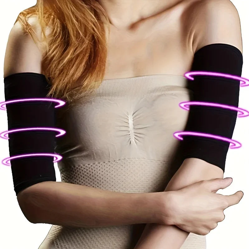 1 Pair Arm Slimming Shaper Compression Wrap Sleeve Helps Lose Arm Fat, Tone up Arm Shaping Sleeves for Women