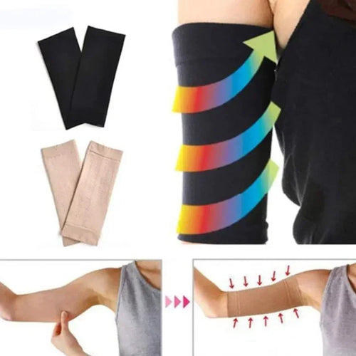 1 Pair Arm Slimming Shaper Compression Wrap Sleeve Helps Lose Arm Fat, Tone up Arm Shaping Sleeves for Women