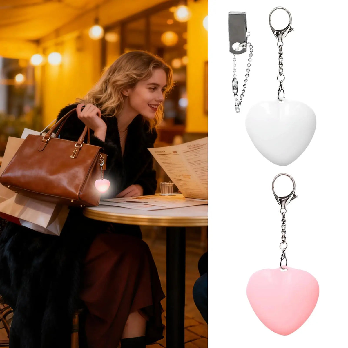 Rechargeable Touch Sensor Handbag Lighting Bag Light For Purse LED Bag Light Lamp Led Night Light For Women Girls Traveling