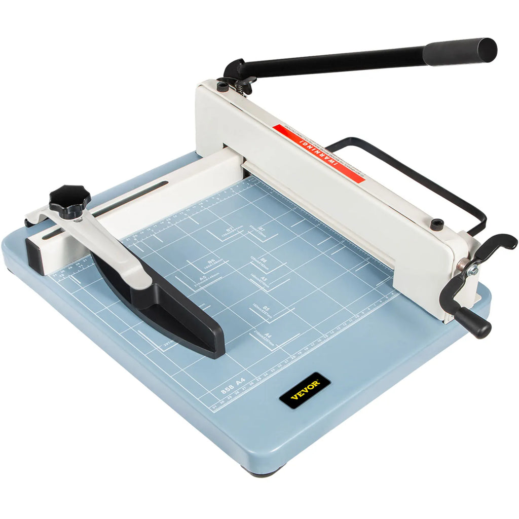 VEVOR 12/17 Inch Manual Paper Cutter Guillotine Trimmer Heavy Duty 300-500 Sheets Shredder for Factory School Office Accessories