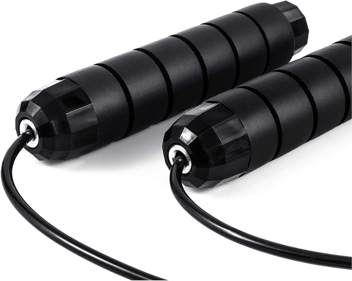 Adjustable Tangle-Free Jump Rope with Ball Bearings for Exercise and Fitness at Home, Gym, or School