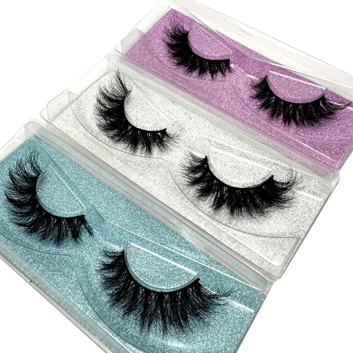New 21Pairs Natural Fluffy volume False Eyelashes Dramatic Thick 3D Mink Lashes Extension Makeup Lashes Wholesale Cílios In Bulk