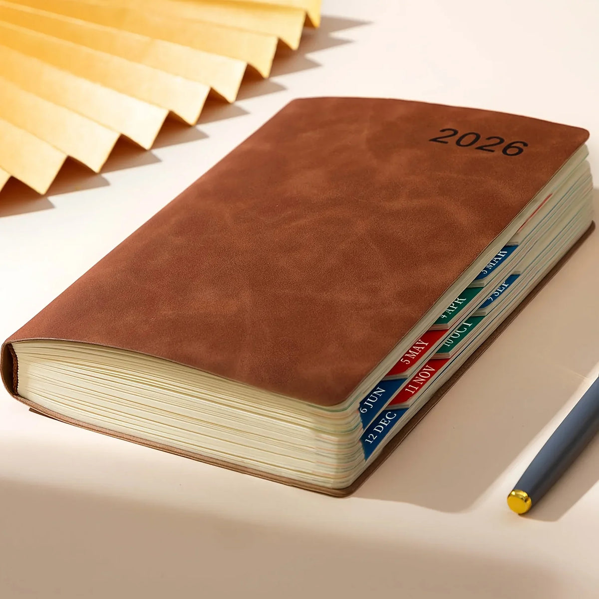 2026 Planner Book, Self-Discipline Calendar Planner, Weekly&Monthly Planner Layouts, 360-Page Daily Organizer, Portable Notebook