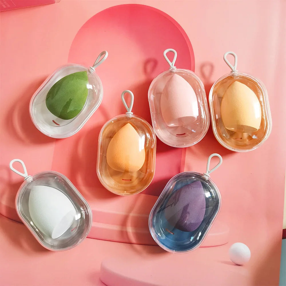 4pcs Makeup Sponge Blender Beauty Egg Cosmetic Puff Soft Foundation Sponges Powder Puff Women Make Up Accessories Beauty Tools