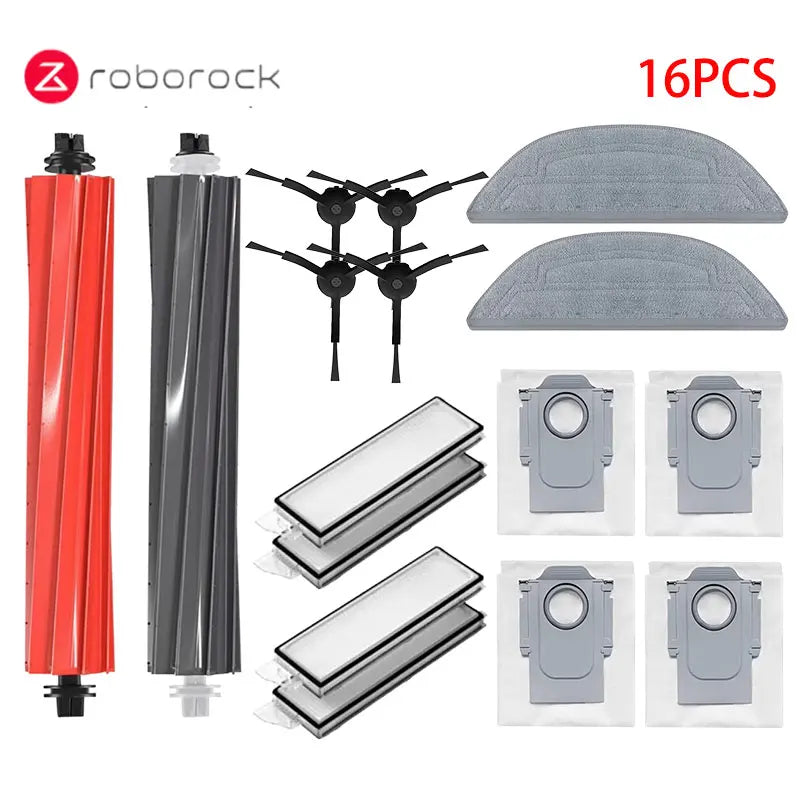 Roborock S8 MaxV Ultra Accessories Robot Vacuum Cleaner Main Side Brush Hepa Filter Mop Dust Bags Spare Parts
